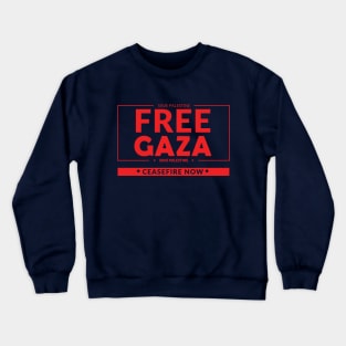 Peace for Gaza Crewneck Sweatshirt